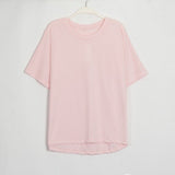 Women's O Neck Short Sleeve Basic Tees