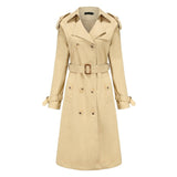Womens Long Slim Trench Jackets
