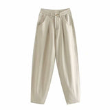 Women Harem Casual Denim Pants
