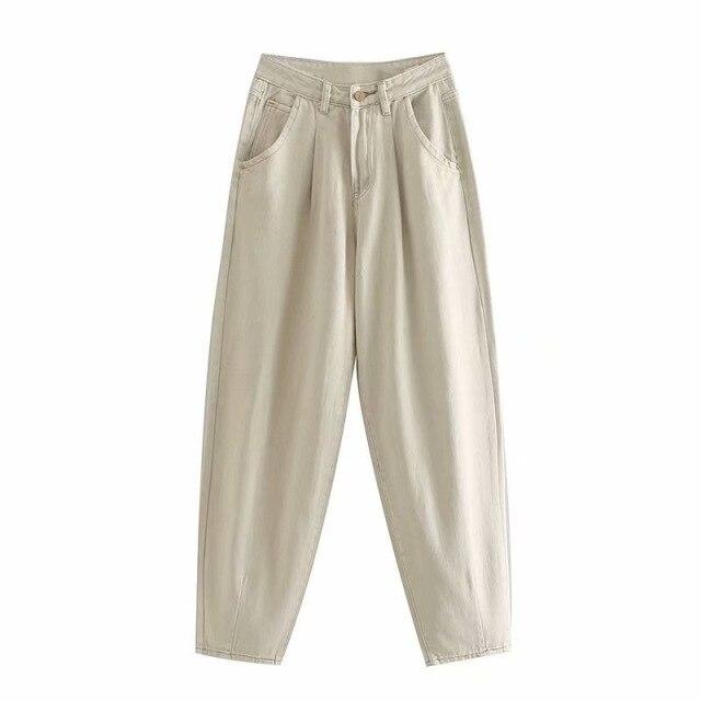Women Harem Casual Denim Pants