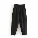 Women Harem Casual Denim Pants