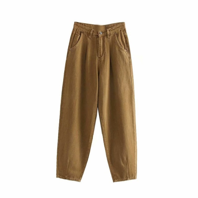 Women Harem Casual Denim Pants