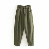 Women Harem Casual Denim Pants