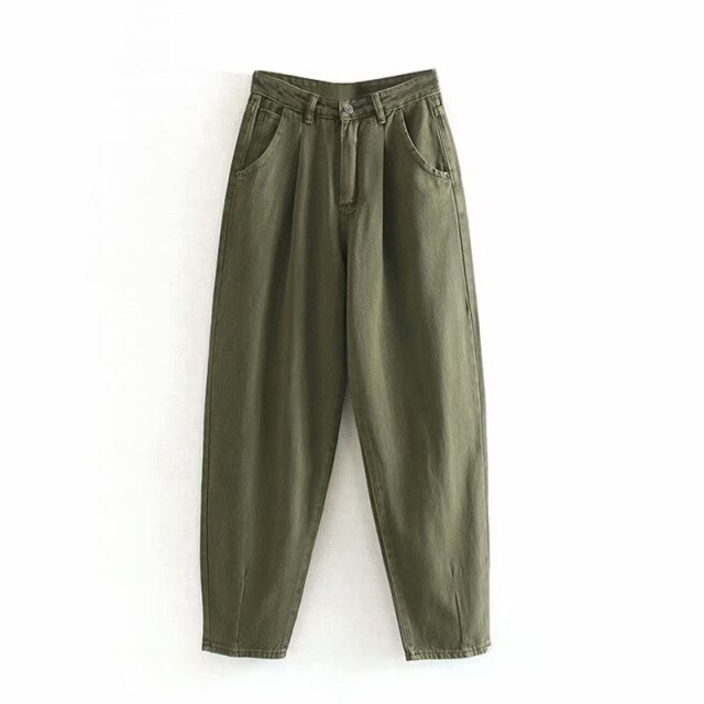 Women Harem Casual Denim Pants