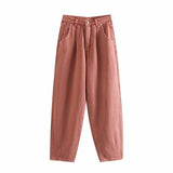 Women Harem Casual Denim Pants