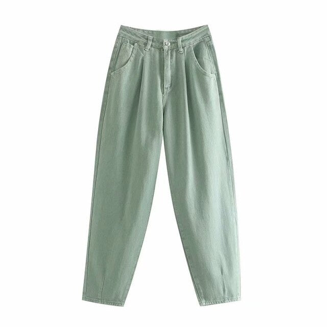 Women Harem Casual Denim Pants