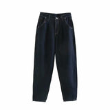 Women Harem Casual Denim Pants