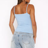 No Flaws Cami Top Dusty Blue