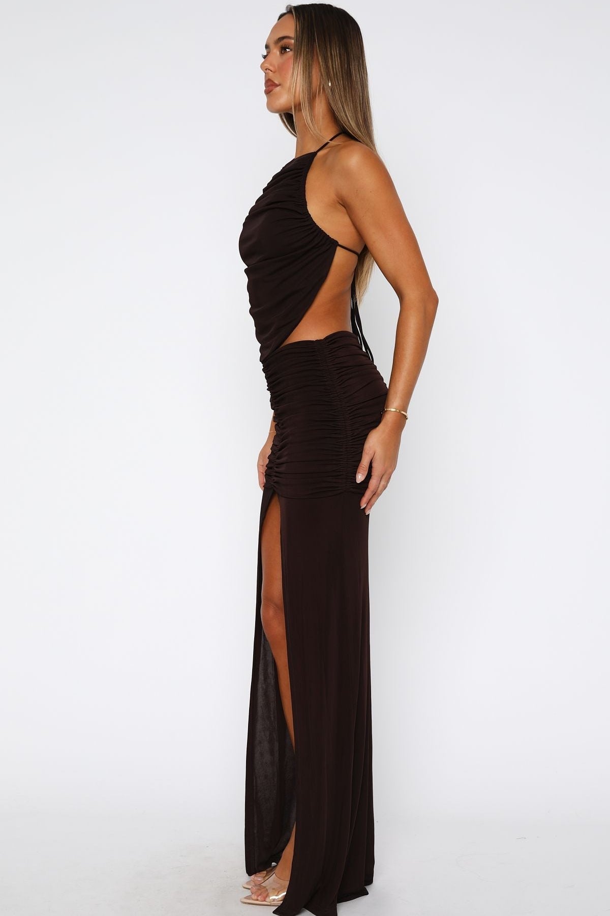 Everlasting Midi Skirt Chocolate