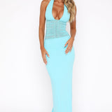 All My Love Maxi Dress Aqua