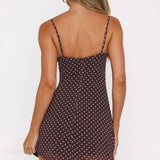 Sexy Polka Dot Off-Shoulder Bodycon Mini Dress