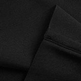 Solid Color Dress Long Sleeve Large V-neck Bandage Dress