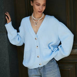 Solid Minimalist Sheer Long Sleeve Sweater