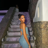Merida - Sequins Shimmer Skirt Two-Piece Set