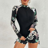 Sport Surfsuit Shorts Rash Two Piece Set