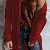 Knitwear New Hot Selling Long-Sleeved Cardigan Sweater Lace