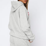 From The Archives Jaxx Oversized Hoodie Dark Grey Marle