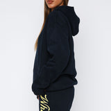 The Good Life Back Graphic Oversized Hoodie Navy
