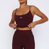 Keep Up High Waisted Shorts 4" Merlot