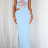 Call Me Up Maxi Dress Blue