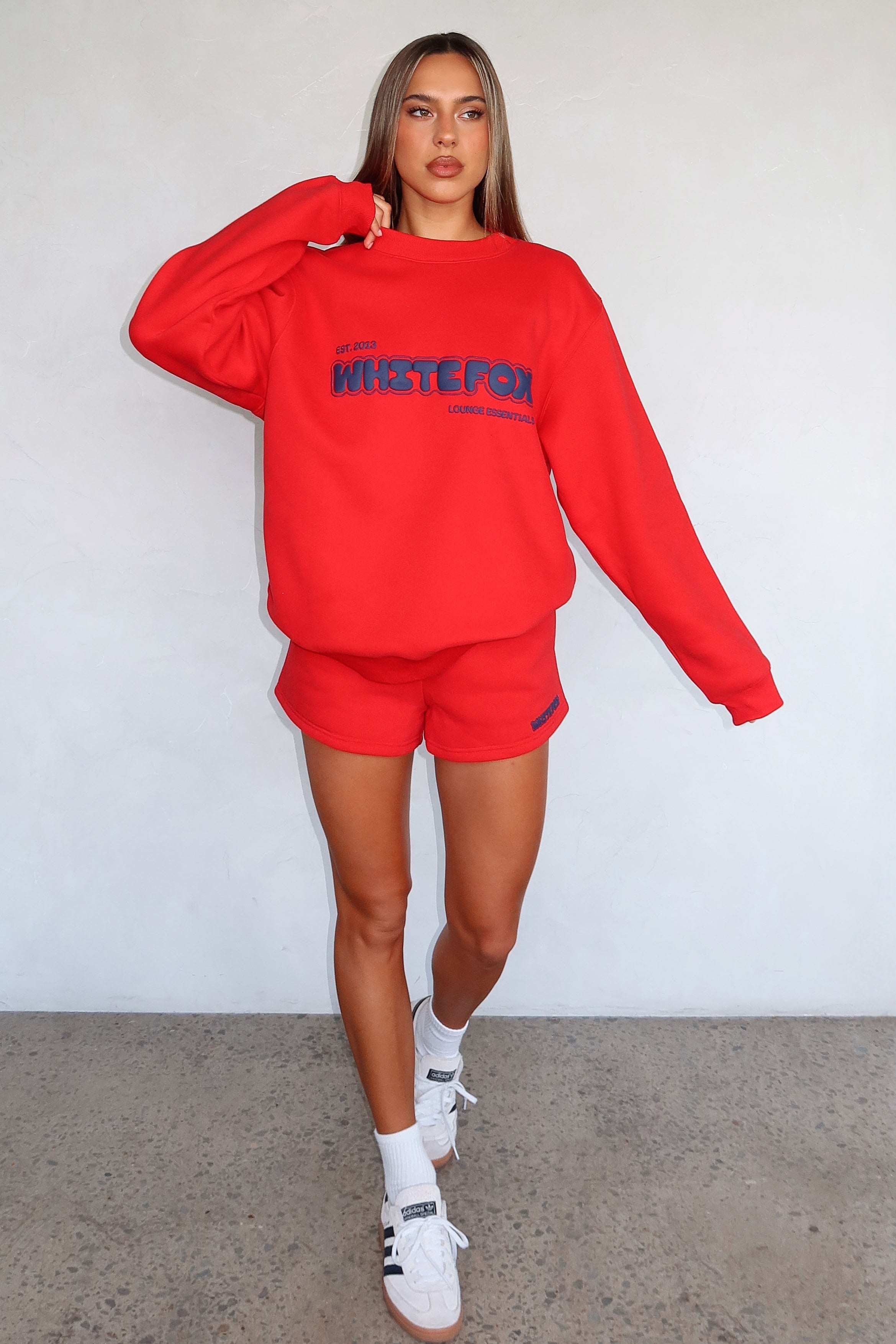 Give It A Try Lounge Shorts Red