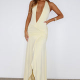 Grande Dame Maxi Dress Lemon