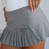 Just Doing Me Mini Skort Pepper