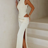 Moonlight Muse Maxi Dress Lemon