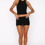 Redemption Foldover Shorts Black