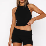 Redemption Foldover Shorts Black