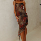 Should Know Better Midi Dress Exotic Rose