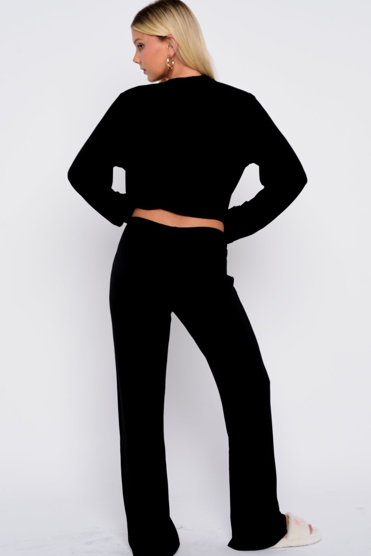 Slow Life Pyjama Pants Black