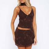 Summer Garden Top Chocolate