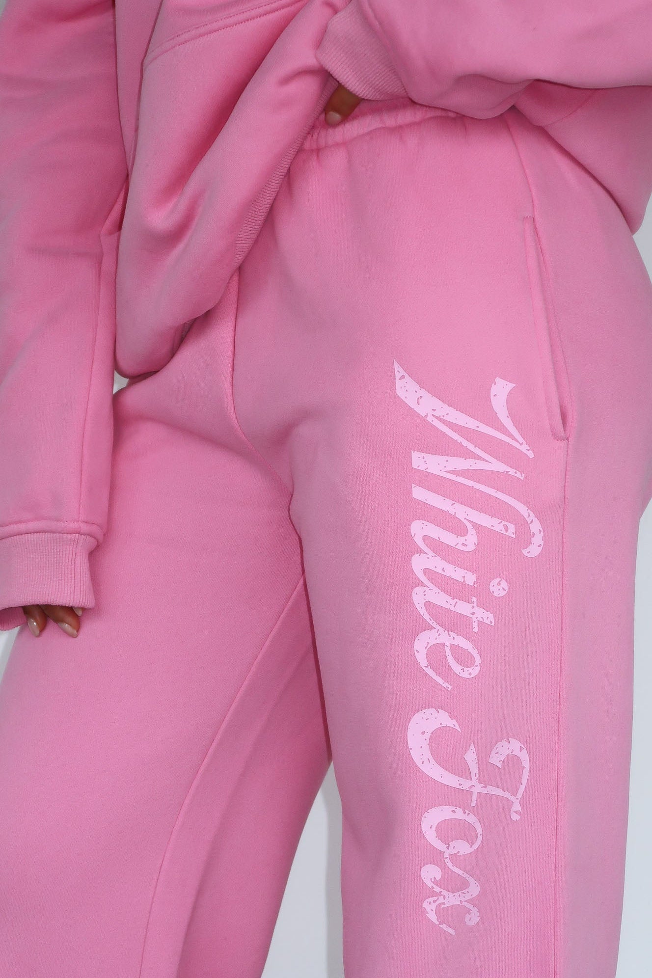 The Good Life Wide Leg Sweatpants Pink