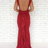 Women Ladies Formal Backless Long Dress Party Ball Prom Gown Wedding Bridesmaid Sleeveless O-Neck Long Maxi Dress