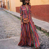Women's Boho Beach Summer Holiday Maxi Dress