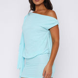 Sicilian Dreams Mini Dress Blue