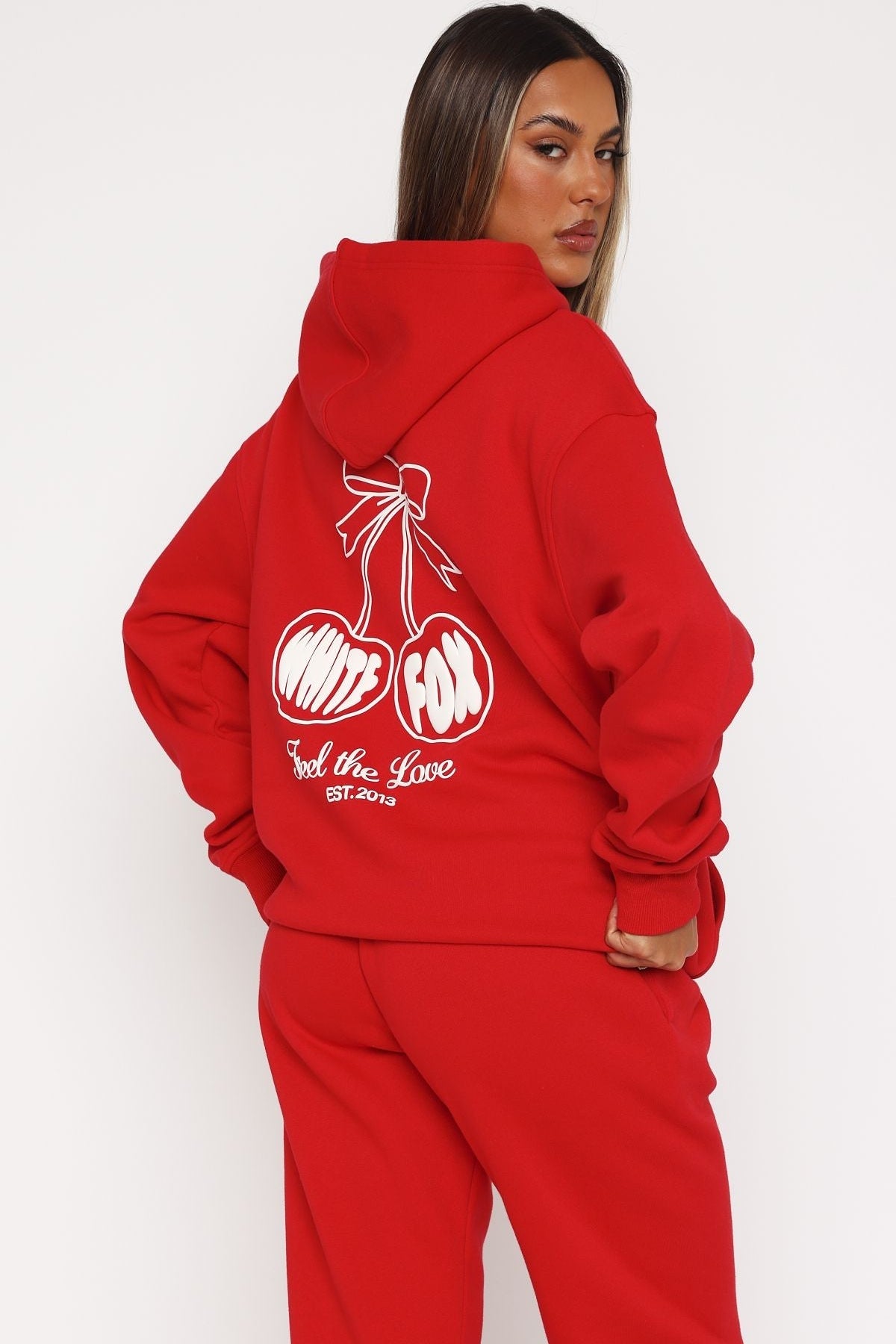 Love Of My Life Oversized Hoodie Red