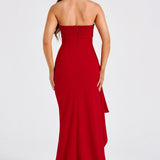 Alina | Strapless Maxi Dress