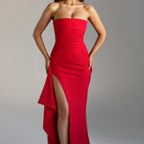 Alina | Strapless Maxi Dress
